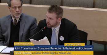 Massachusetts Right to Repair Hearing